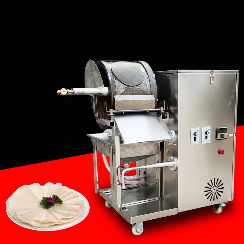 자동 토틸라 기계 팬케이크 스프링 롤 과자 기계 상업 옥수수 빵 기계 전기 쌀 크래커 기계