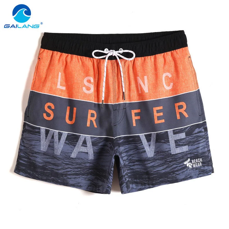 Gailang Brand Men Casual Swimwear Shorts Activewear Jogger Bermuda Bottoms Mens Beach Boardshorts Quick Drying Swimsuits Trunks