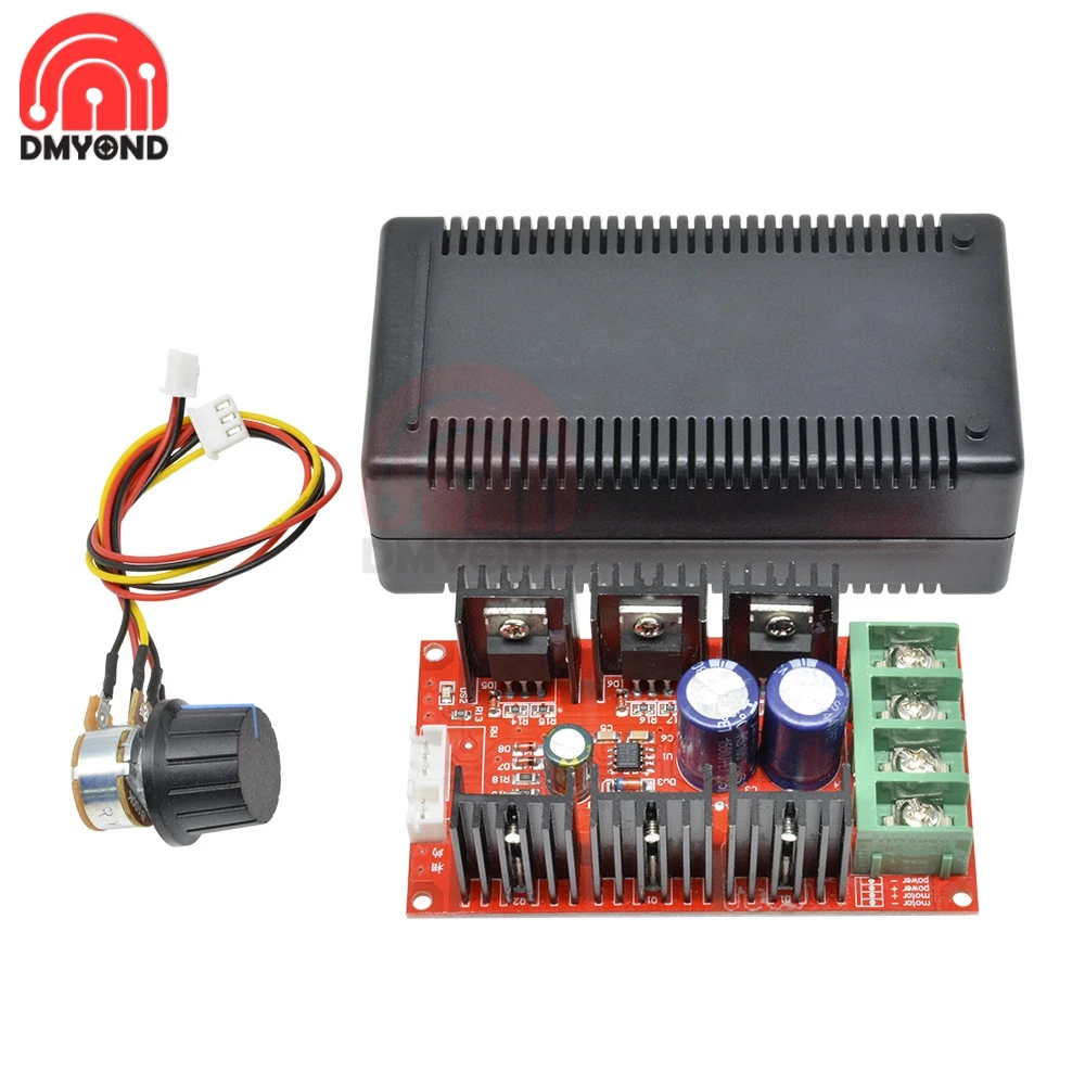 2000W DC 12V 24V 48V MAX 40A DC Motor Speed Controller PWM Voltage Regulator Adjustable Power Control HHO RC Fan Governor