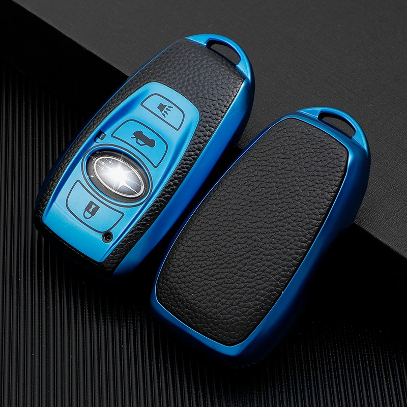 Car Key Case for Subaru XV BRZ Forester 2019 Legacy Outback Holder Protector Car Key Case Car Accessories