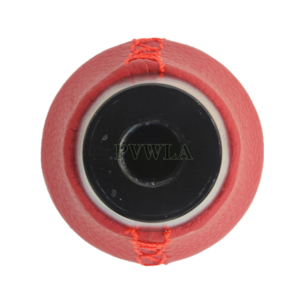 Car Handbal For HONDA Civic Type-R 2017 2018 2019 2020  6 Speed Manual Stick Red PU Leather Shift Knob