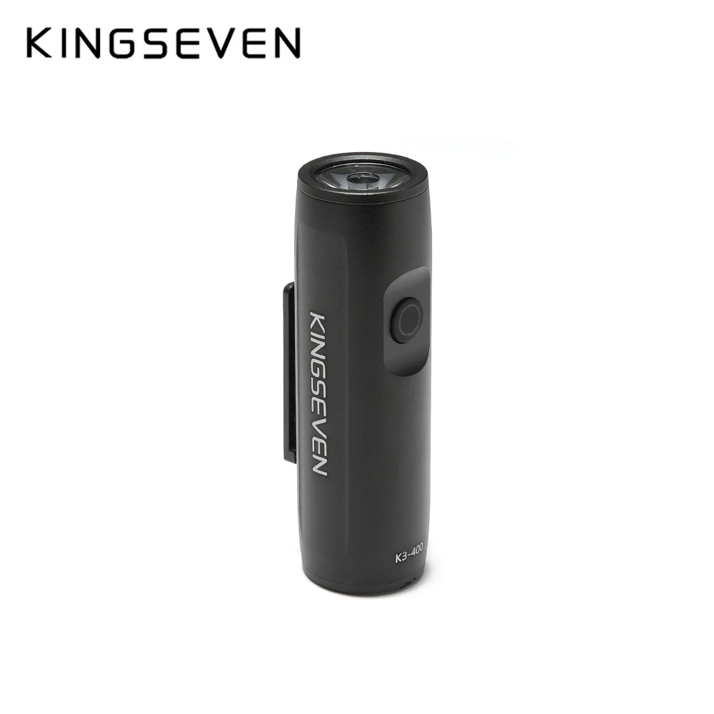 KINGSEVEN Bike Light Bicycle Front Light USB Rechargeable 400lm Cycling HeadLight LED 2000mAh Flashlight Bike Part Accessories