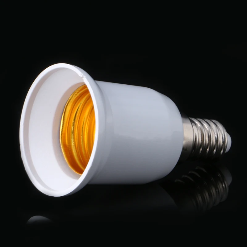 E14 to E27 Light Base Screw Conversion Socket Light Lamp Bulb Holder Adapter Light Socket Converter