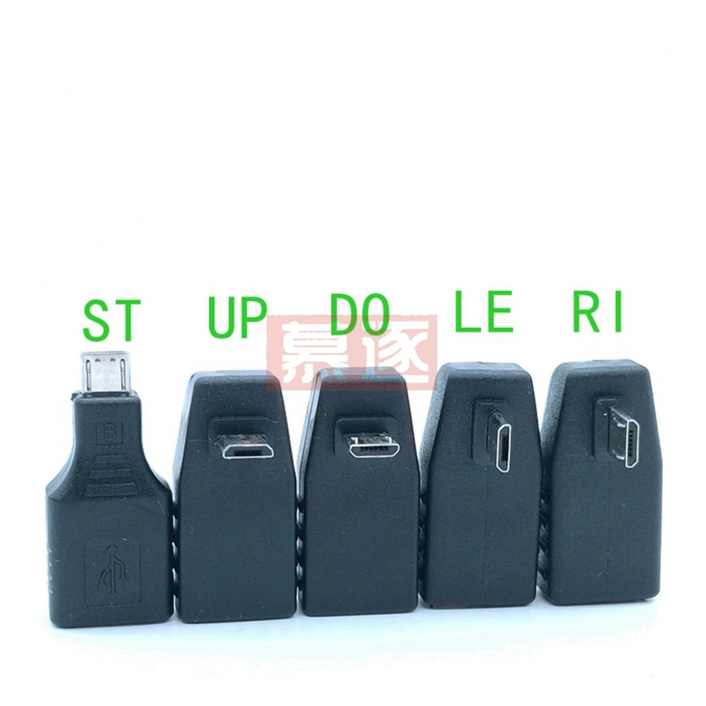 Mini USB USB 2.0 A Female To Micro/ Mini USB B 5 Pin Male Plug OTG Host Adapter Converter Connector up to 480Mbps Black