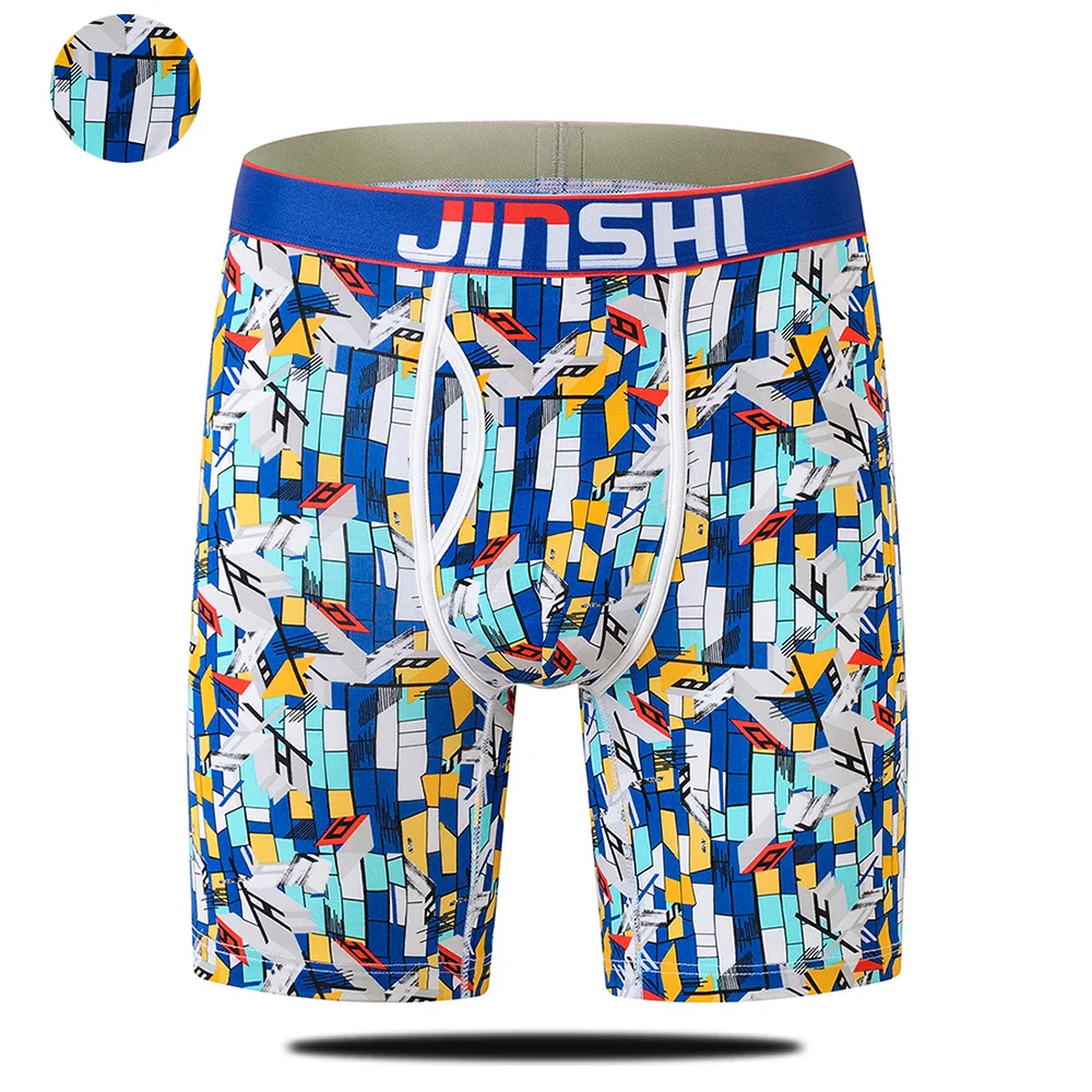 

Mens Boxer Shorts Print Fashion Mens Panties Jocktrip Hombre Underwear Bamboo Breathable Comfortable No Ride Up Men's Panties