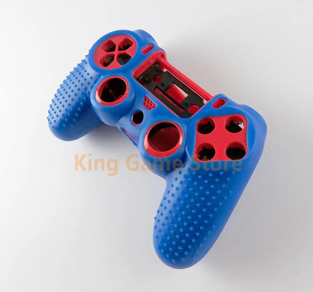 2 قطعة سيليكون المطاط كامو حافظة جلدية واقية لسوني بلاي ستيشن 4 PS4 DS4 تحكم الإبهام قبضة عصا التحكم