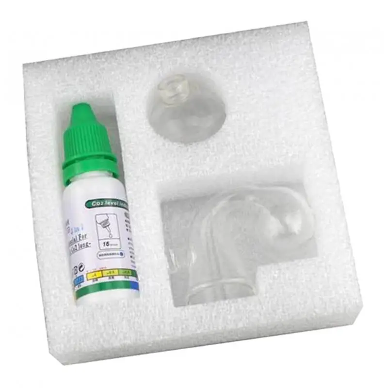 Co2 Indicator Solution Glass Monitor Fluid Drop Checker Replacement Solution for Aquarium  Test CO2 Glass Drop Checker