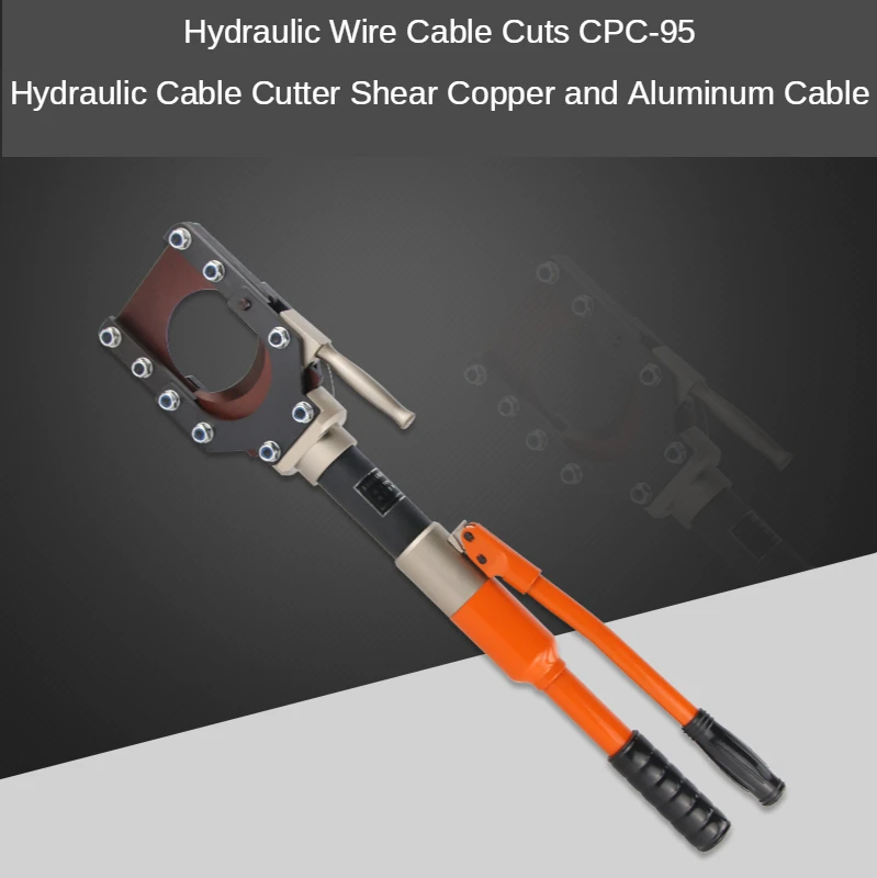 

Integrated Hydraulic Cable Scissors Cpc-95 Cable Cutter Wire Clipper Copper - Aluminum Armored Cable 95Mm