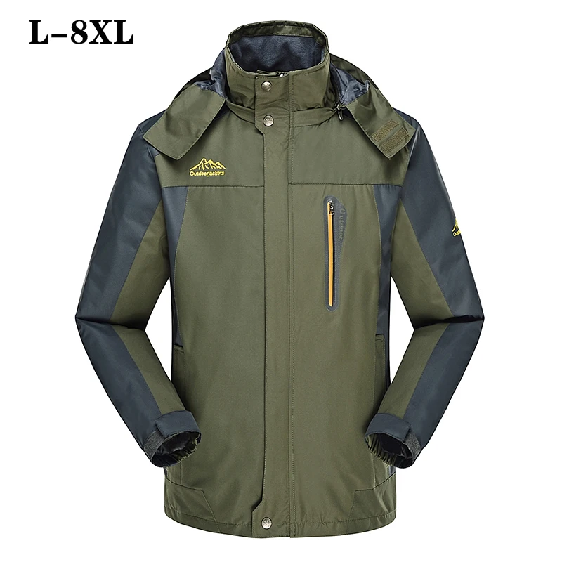 

Spring autumn men jacket Large size coats for men jaqueta Windbreaker fashion male tourism jackets sportswear waterproof Wind