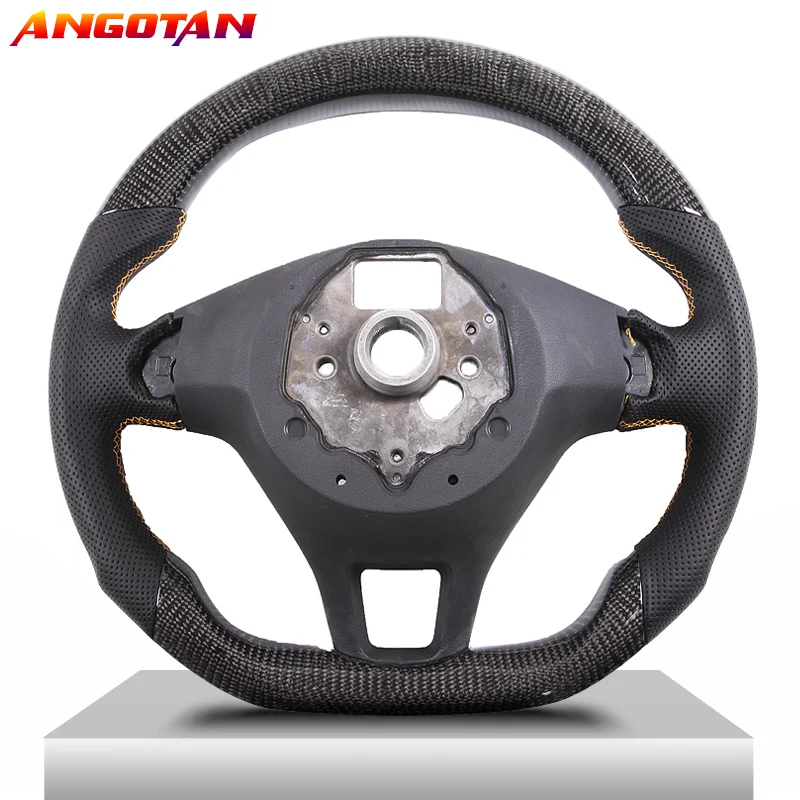 Fit For Volkswagen VW Golf CC mk4 mk5 mk6 mk7 Tiguan Passat B7 B6 B8 B9 LED Carbon Fiber steering wheel