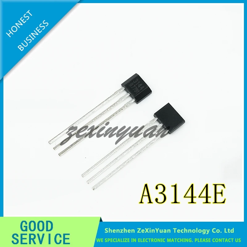 

30PCS/LOT 44E A3144 OH3144 AH3144E Hall Effect Sensor Hall Sensor Motor