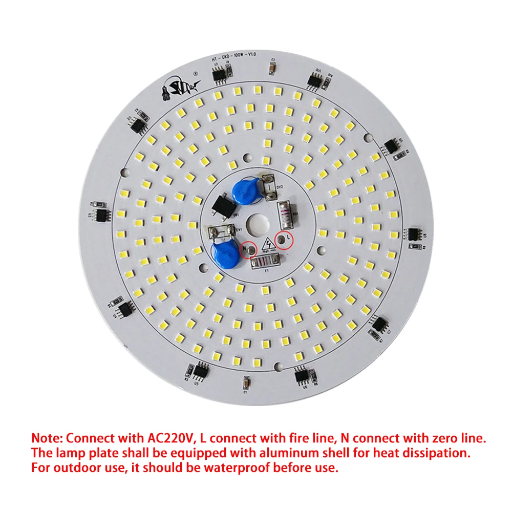 AC220V Chip LED 50W 100W 150W 200W USB-HID Scheda lampada FAI DA TE Scheda sorgente luminosa lineare ad alta tensione per lampada ad alta baia