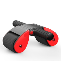 Folding Ab Roller Coaster Home Gym Abdominal Muscle Training Device Wheel Double Wheel Power Roller Indoor Fitness Equipment