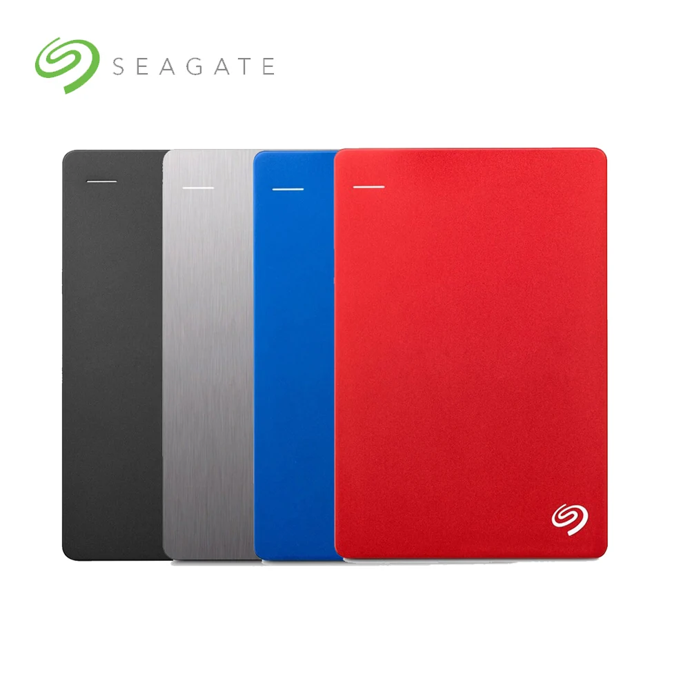 Imagem -02 - Seagate Disco Rígido Externo 1tb 2tb Backup Plus Slim Usb 3.0 Hdd 2.5 Armazenamento Externo Portátil