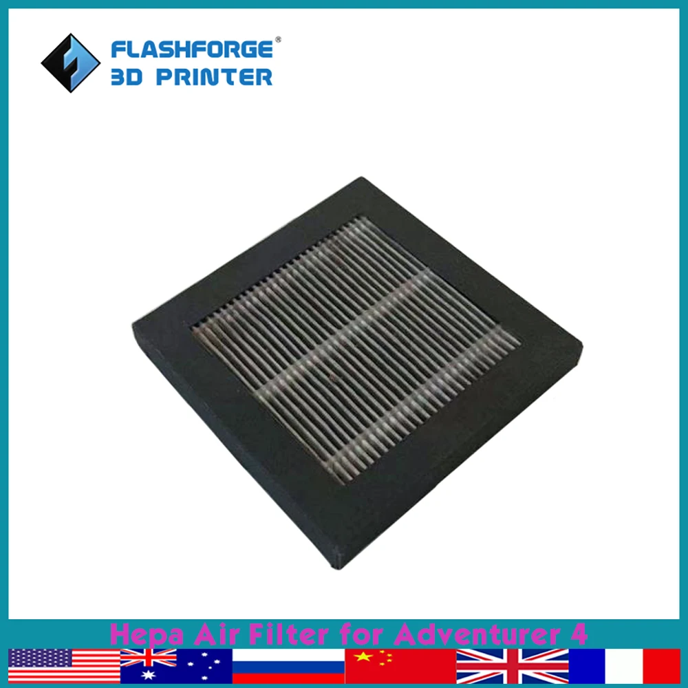 Flashforge 3d Printer Parts Hepa Air Filter for Adventurer 4 Filter Dust Accessories