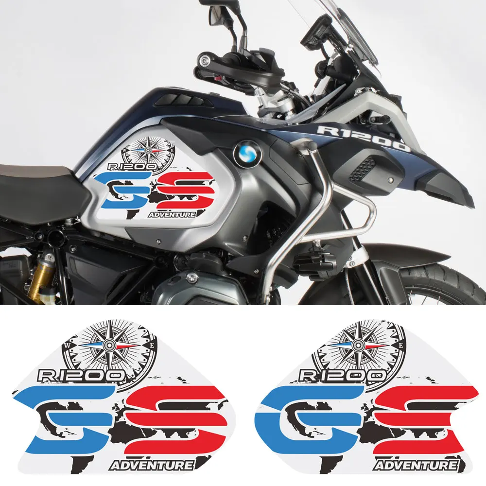 Tank Pad Protector R 1200 GS Stickers Oil Gas Fuel Decals Adventure For BMW R1200GS R1200 ADV GSA