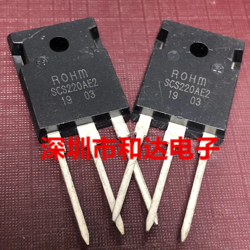 (5piece) SCS220AE2 TO-247 650V 20A / STTH30W02CW 200V 15A / G22N60S SIHG22N60S 600V 22A / STTH8006W 600V 80A TO-247 