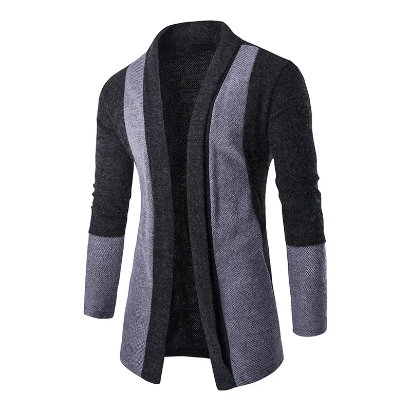 MRMT 2024 Brand New Men's Jackets Casual Splicing Cardigan Sweater Knitwear Overcoat for Male Sweater Jacket Clothing