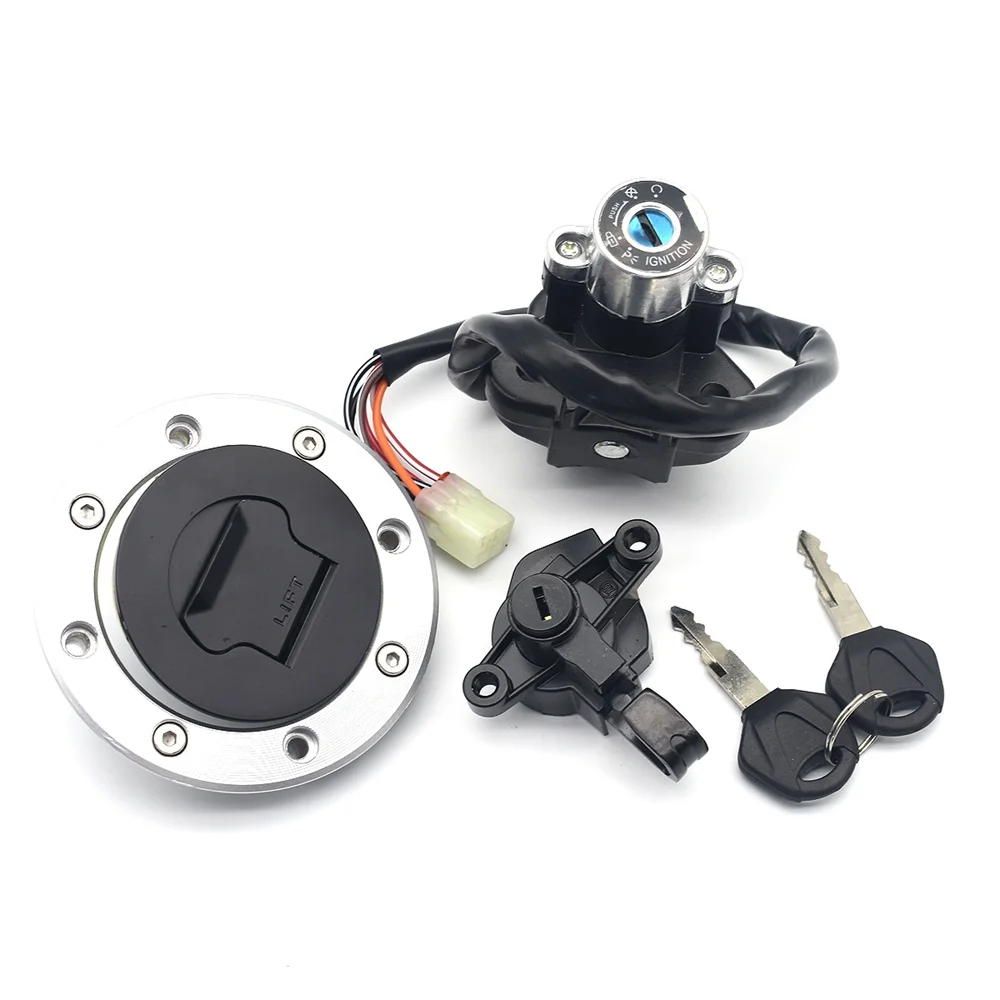 Motorcycle Ignition Switch Fuel Gas Cap Seat Lock Set For Suzuki GSF600 Bandit 1995-2004 GSF1200 Bandit 1997-2005 GSF 600 1200