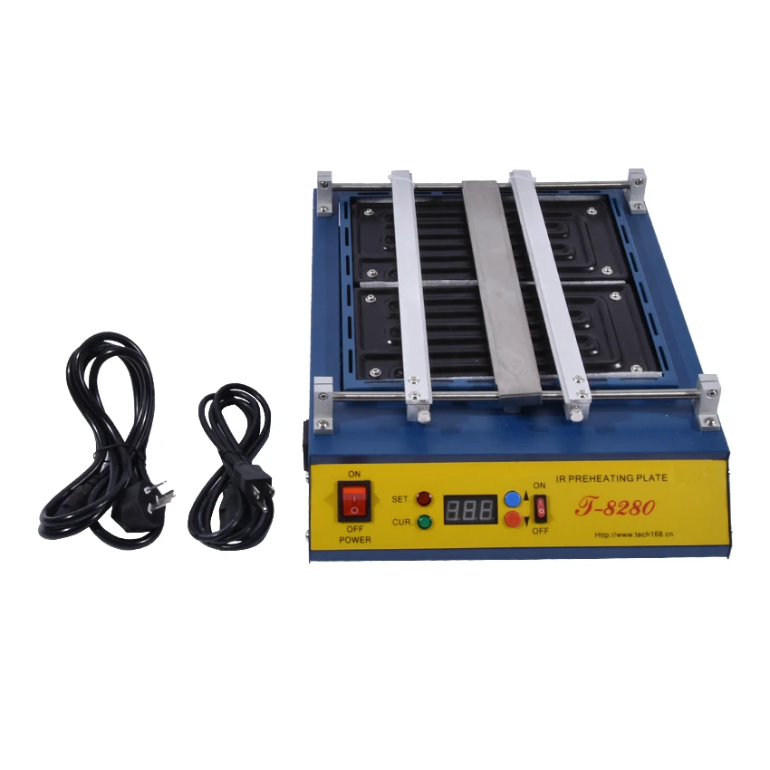 ขายร้อน 1PCS IR สถานีบัดกรี 110 V/220 V Puhui T8280 T-8280 T 8280 PCB Preheater SMD rework Station