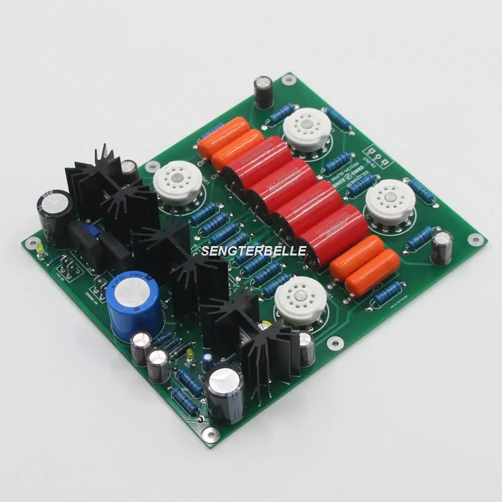 HiFi 12AU7 Vacuum Tube Stereo Preamplifier Board Refer US CARY-SLP90 Preamp Circuit