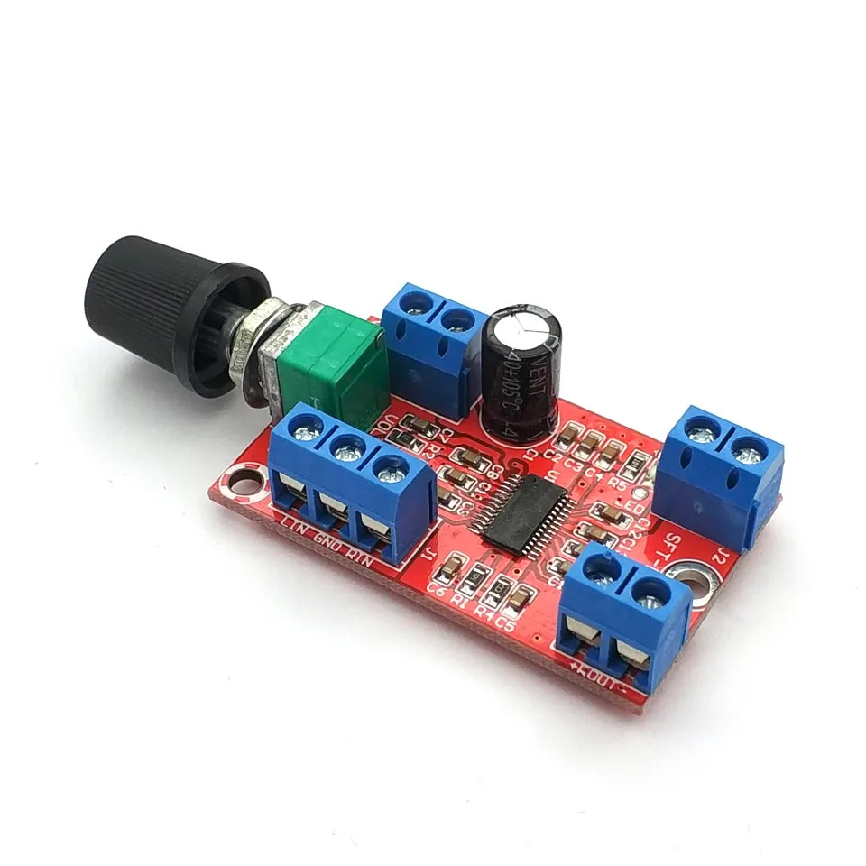 DC 12V 2 x 30W D302 Class D 2.0 channel digital amplifier board