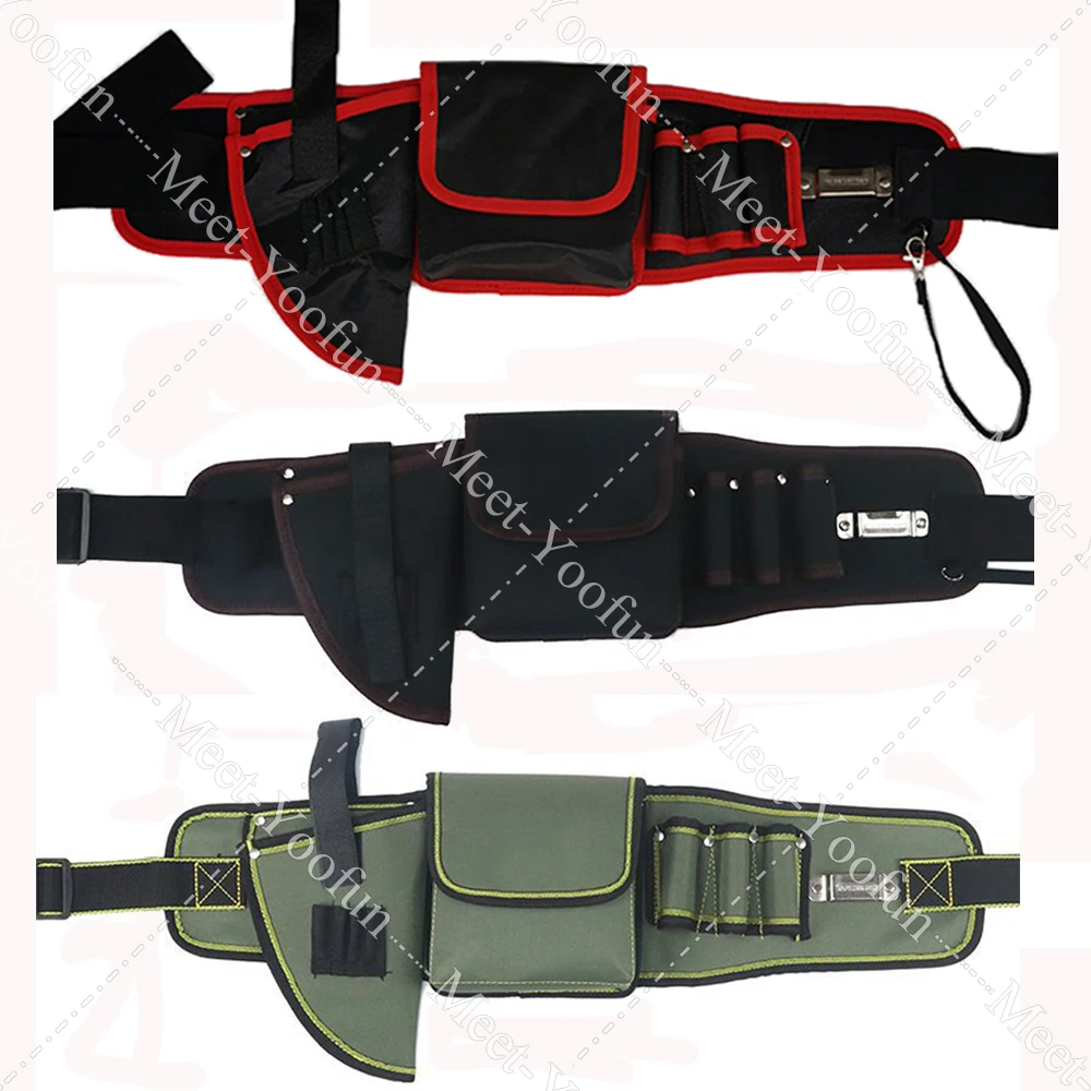 Electrician Tool Bag Multi-function Waist Pack Pouch Repair Tool Belt Bag Organizer Screwdriver Wrench Storage Holder