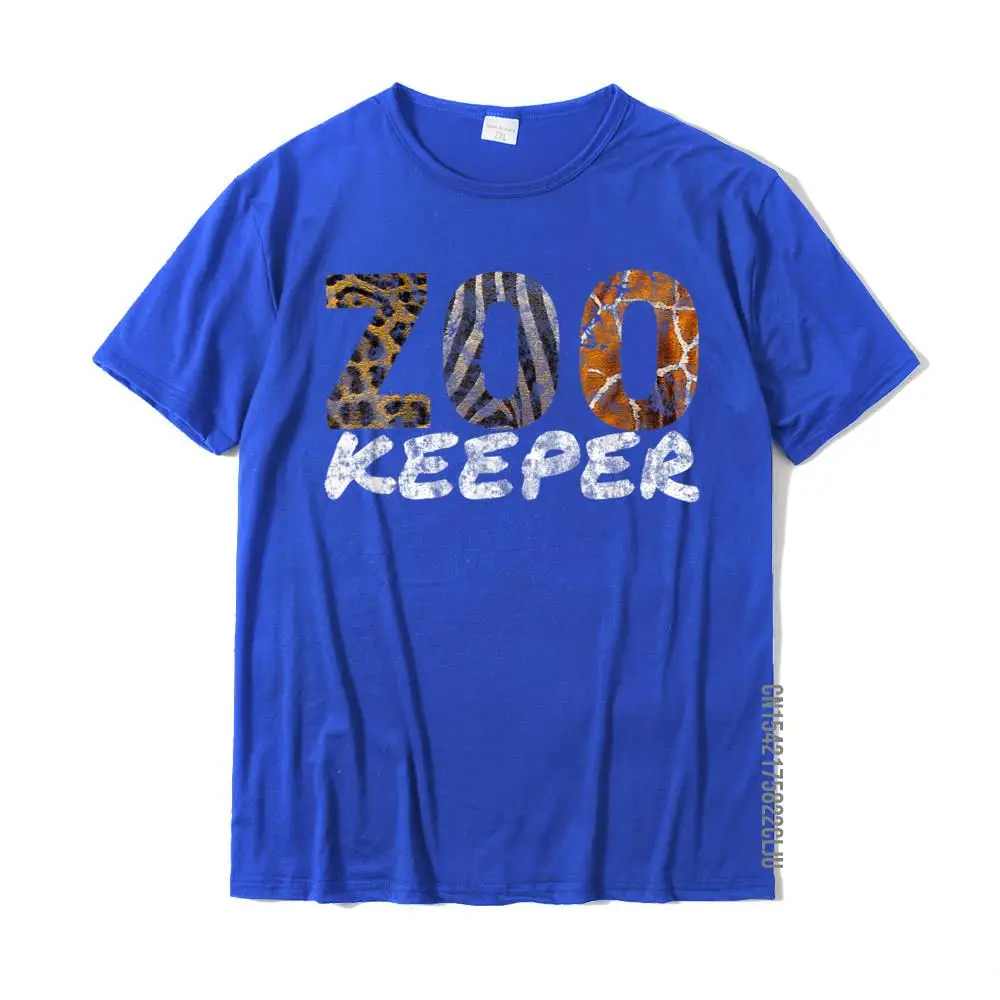 Grappig Zoo Keeper Afrikaanse Savanne Dieren Zookeeper T-shirt Katoen Mannen T-shirt Klassieke T-shirt Nieuwe Komende Gedrukt