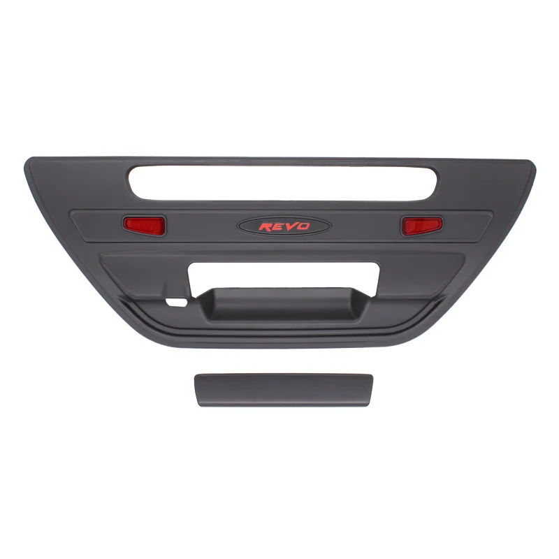 

For Toyota Hilux Accessories Back Door Decoration Tail Gate Rear Door Handle Cover For REVO 2015- ABS Matt Black Trunk Trim