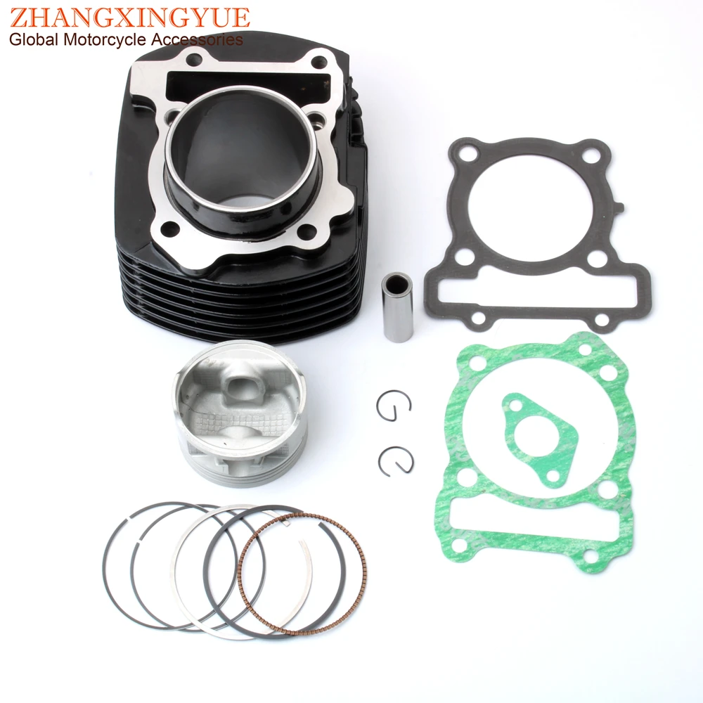 Motorcycle 63.5mm Big Bore Cylinder Kit for Yamaha FZ16 SZ16 Byzon Byson FZ-S 185cc Engine Parts 21C-E1310-00