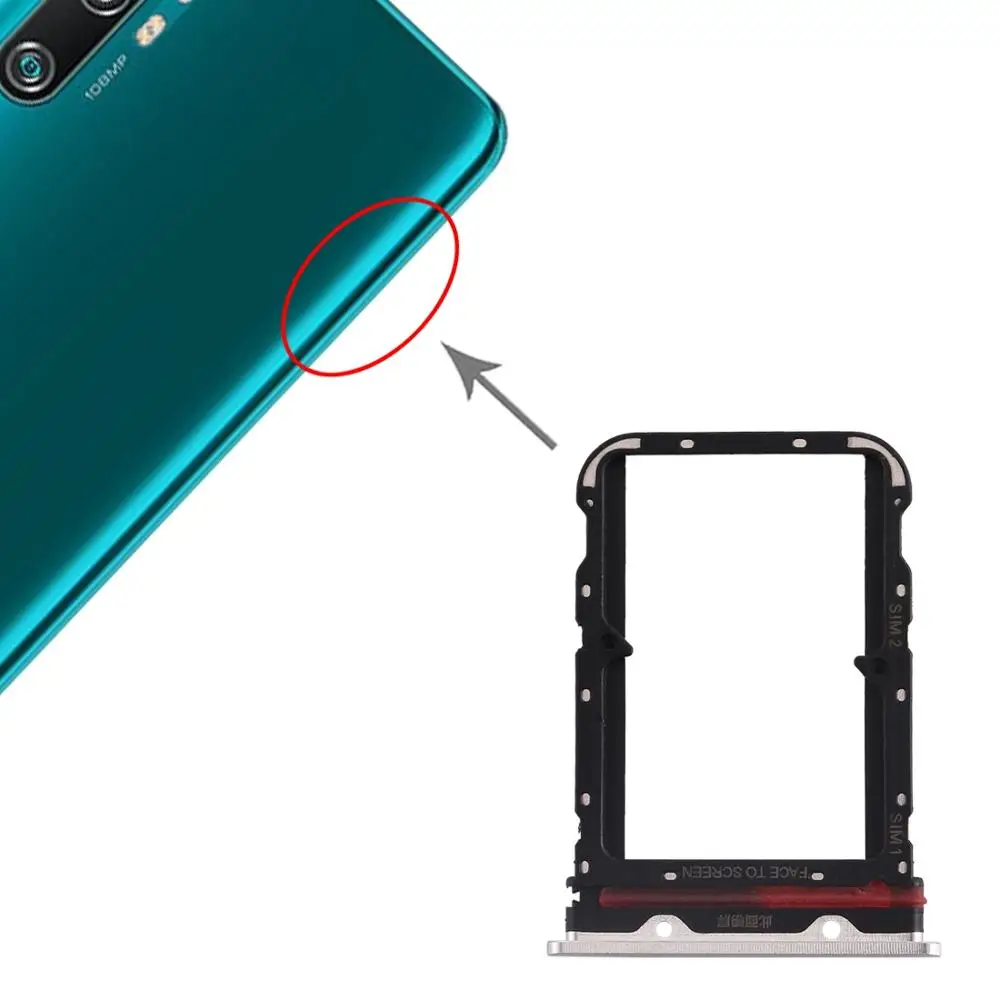 SIM Card Tray + SIM Card Tray for Xiaomi Mi CC9 Pro