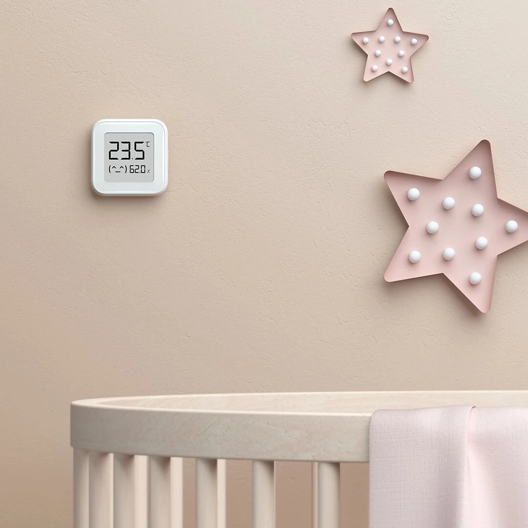 스마트 전자 잉크 화면 온도계 및 습도계, 블루투스 호환 무선 스마트 전기 디지털 습도계