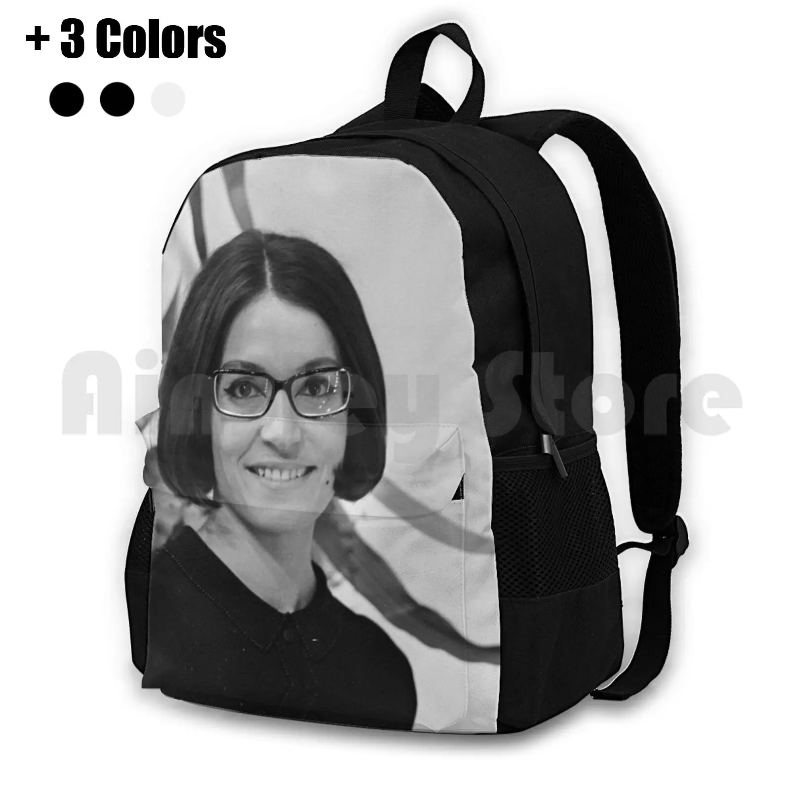 Nana Mouskouri , The Glorious Greek Singer Outdoor Hiking Backpack Riding Climbing Sports Bag Nana Mouskouri Greece Greek