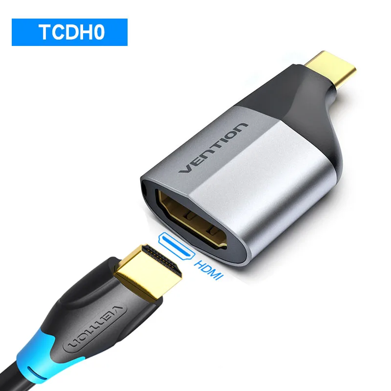 Vention Thunderbolt 3-dock, USB 3.0, Type C naar HDMI, USB-hub, RJ45-adapter voor MacBook Pro, Huawei P30/P20, Samsung, USB-C-adapter, NIEUW.
