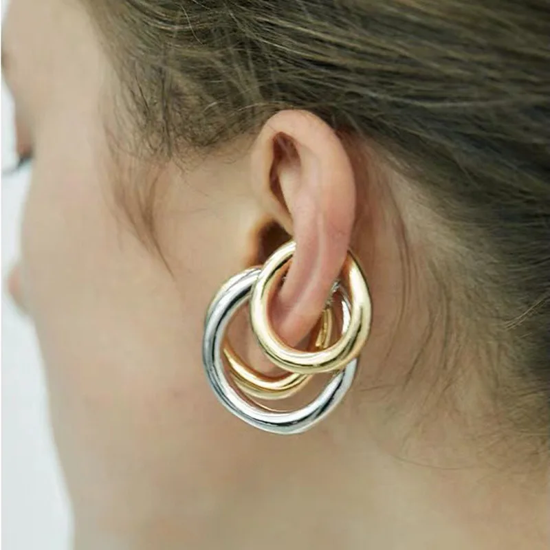 Fashion Ear Cuff Clip on Earrings NO Piercing Gold Color Vintage Earcuff Earclips Clip Earrings Boho Jewelry 2020