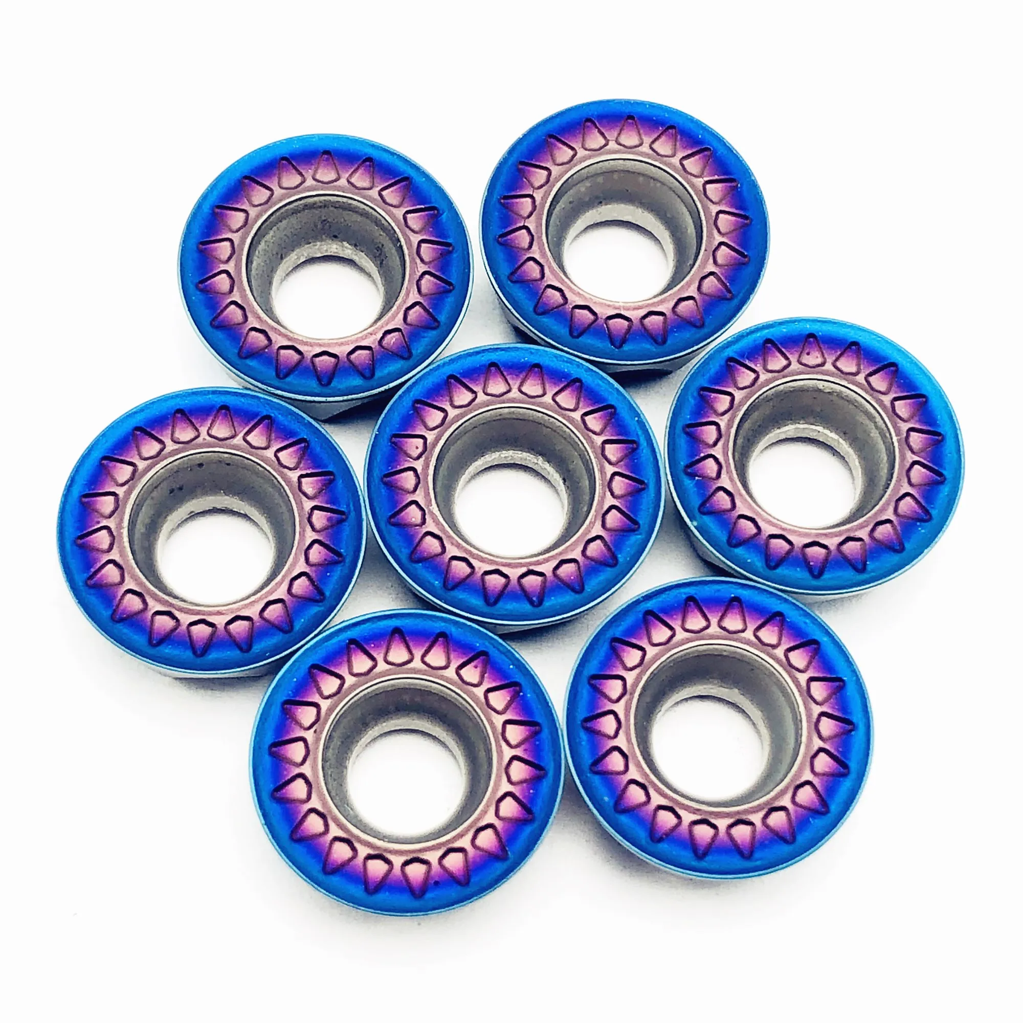 Utensile di tornitura RPMT1204 RDMW1204 Super Hard Blu Nano Rivestimento Interno Tornitura Utensili In Metallo Duro Utensile Da Taglio di Metallo di Trasporto libero
