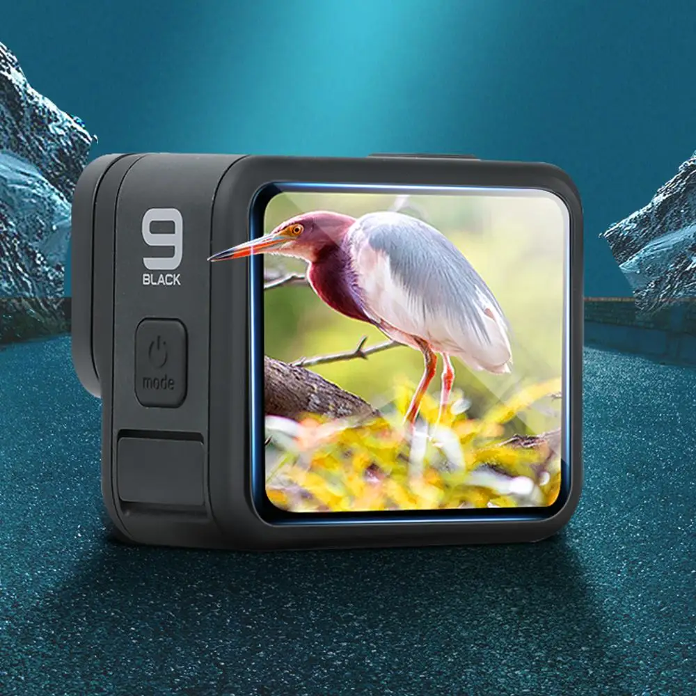 Чёрная Защитная пленка для объектива в виде рыбы-клоуна, Защитная пленка для ЖК-экрана, крышка для объектива из закаленного стекла, аксессуары для камеры