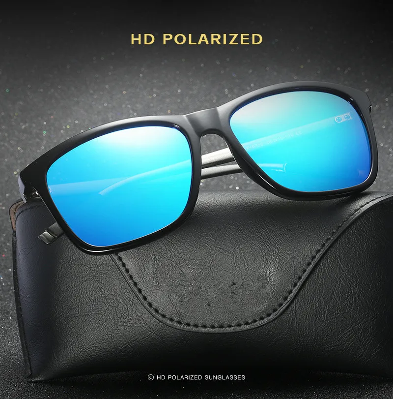 DJXFZLO Männer Vintage Aluminium Polarisierte Sonnenbrille Klassische Marke sonnenbrille Beschichtung Objektiv Fahren Brillen Für Männer/Frauen – Detail 4