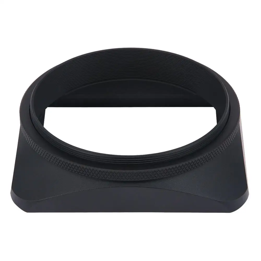 Haoge 67mm Square Metal Lens Hood with Cap for 67mm Canon Nikon Leica Zeiss Nikkor Fuji Lens and 67mm Filter Thread Lens