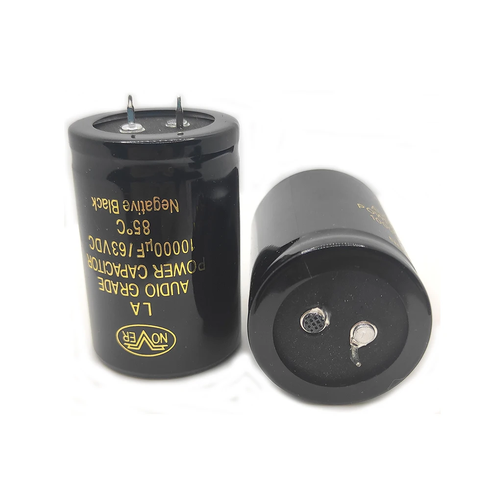 앰프 보드용 10000UF 63V Nover 35x50mm 피치 10mm 85 ℃ HIFI HI-FI 발열 골드 오디오 커패시터 전해 커패시터