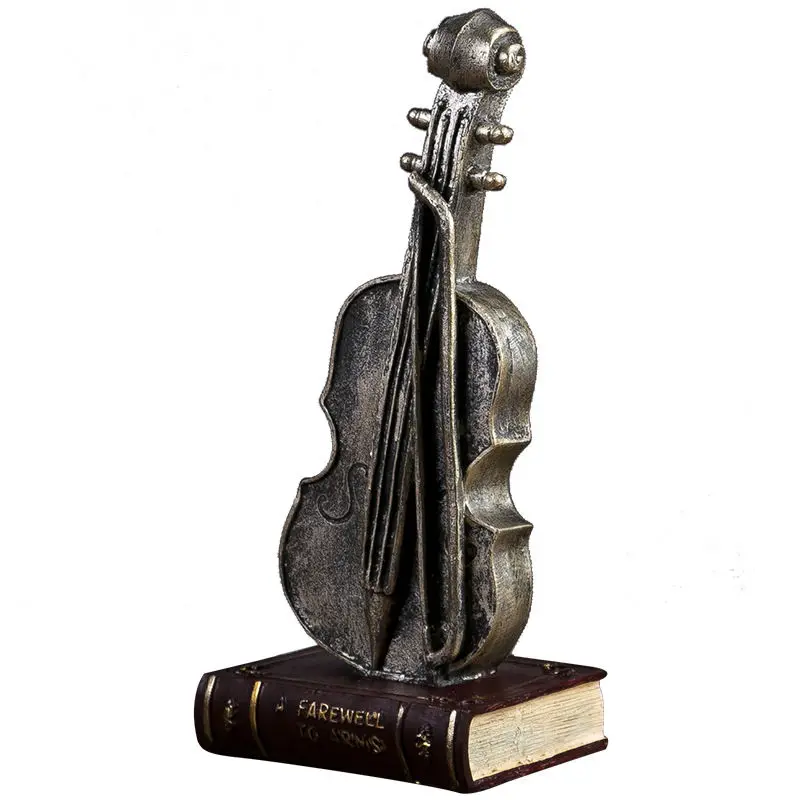 

Retro Classic Musical Instruments Decoration Living Room Home Decoration Window Decoration Resin Crafts