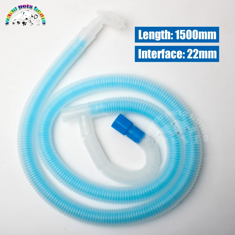 Anesthesia Breathing Circuit Disposable Corrugated tube Coaxial Breathing Circuits Veterinary Equipment