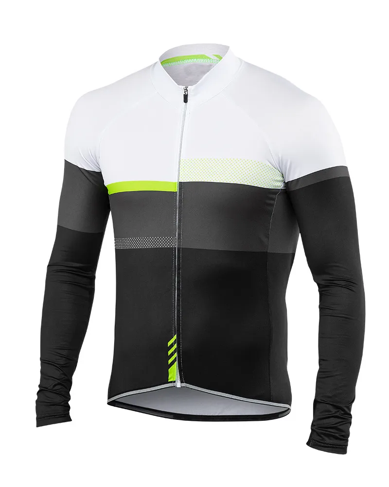 Long Sleeve Ultraviolet-Proof Breathable Tight Fitting Jersey Suit New Mountain Bike Triathlon Cycling Clothes With Pocket