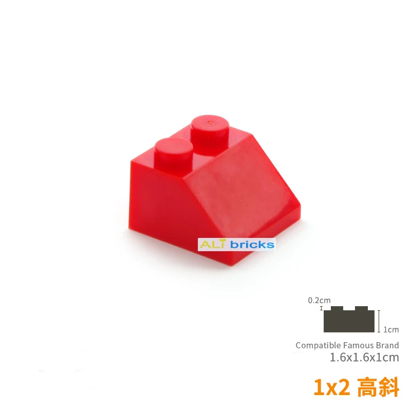 20pcsMOC 3039 Roof Tile 2x2 DIY Enlighten Building Block Compatible Slope 45 2*2 Thick Figure Educational Assemble Particles Toy