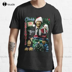 Vintage Clark Griswold  Christmas Vacation T-Shirt Women Graphic Tshirt Custom Aldult Teen Unisex Fashion Funny New Xs-5Xl New