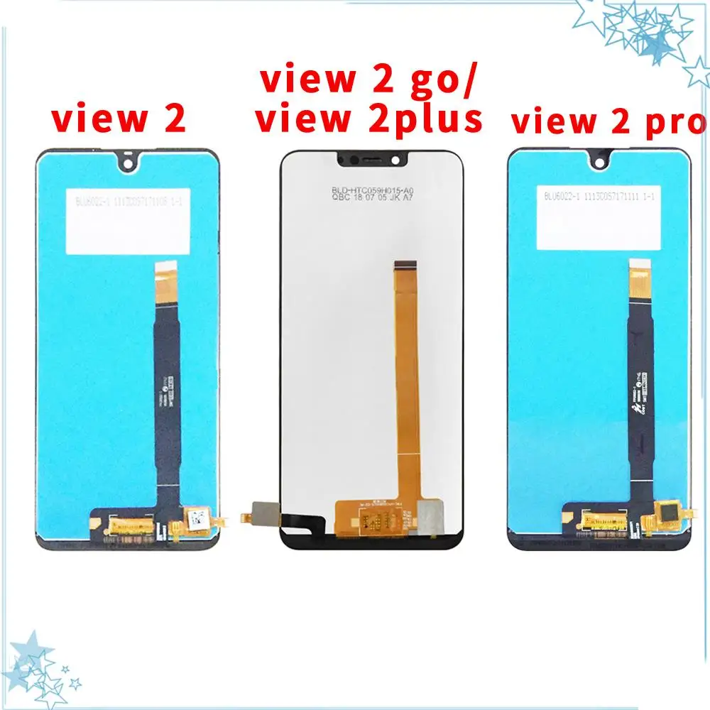 For Wiko View 2/View 2 Pro/View 2 Go/View 2 Plus LCD Display Touch Screen Digitizer Assembly Replacement Cell Phone Accessories