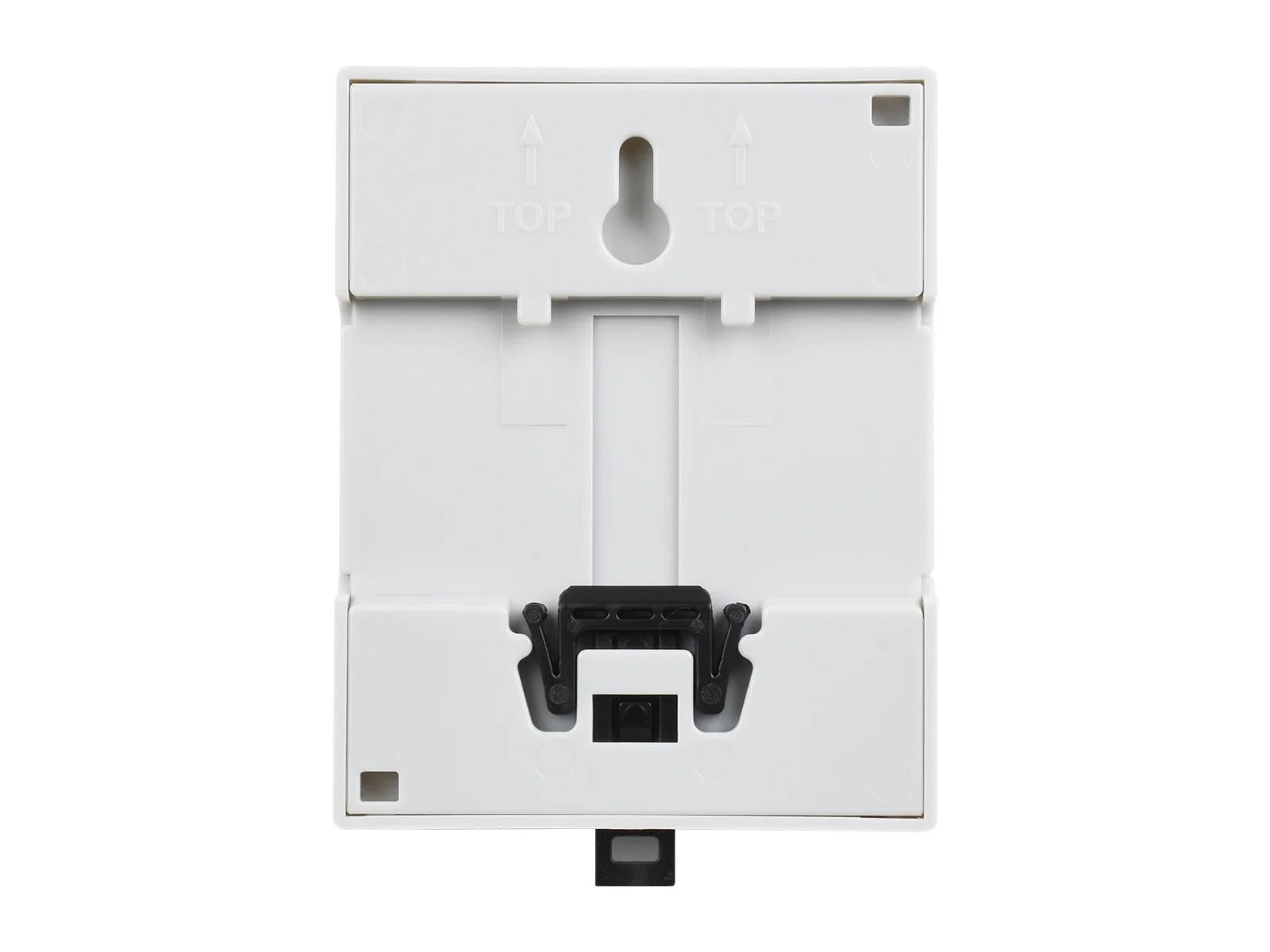 Waveshare-carcasa de ABS con riel DIN para Raspberry Pi 4, gran espacio interior, módulo de inyección, ventana superior transparente, gran espacio interior