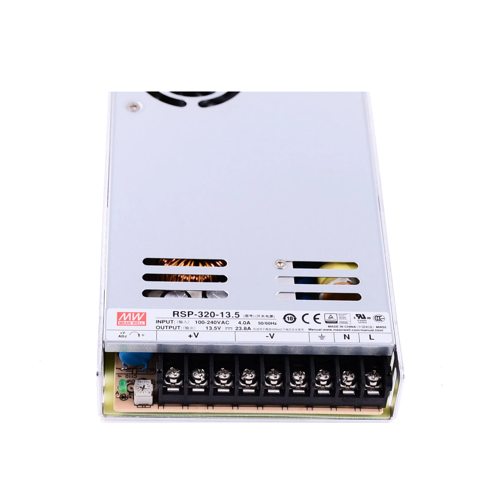 Mean Well RSP-320-13.5 meanwell 13.5VDC/23.8A/321W Single Output with PFC Function Power Supply online store