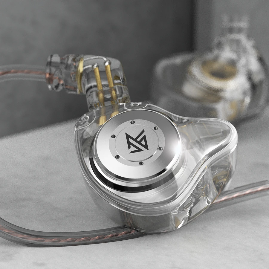 KZ EDX Pro Earphone Headphone Berkabel Stereo HiFi dengan Mikrofon Olahraga Headset Noise Cancelling Earbud Monitor Musisi Fone Kz