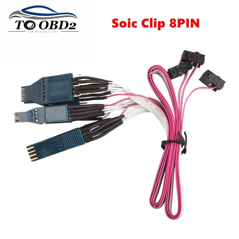 

NEW arrival Soic Clip 8pin Cable NO.42 EEPROM DIP-8CON NO.43 EEPROM SOIC-14CON NO.44 EEPROM SOIC-8CON for Jan Version Tacho Pro